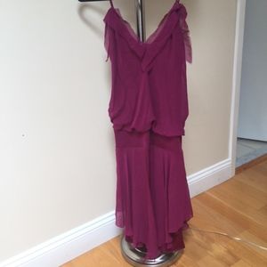 CHIFFON FUSHIA DRESS